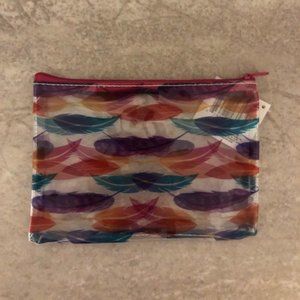 3/$12 NWT Clear Cosmetic Bag